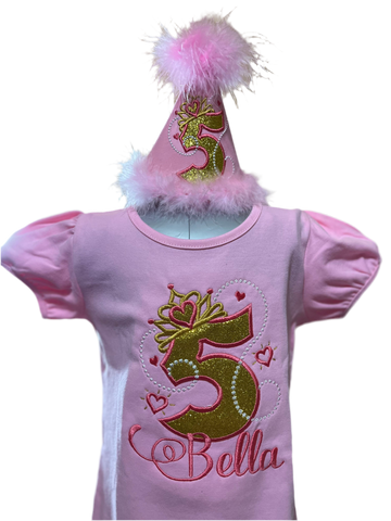 Birthday Shirt and Birthday Hat Combo