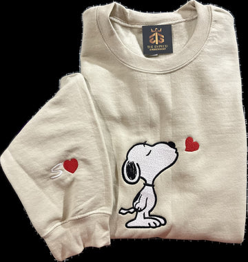 Boy Dog Sweatshirt Crew Neck
