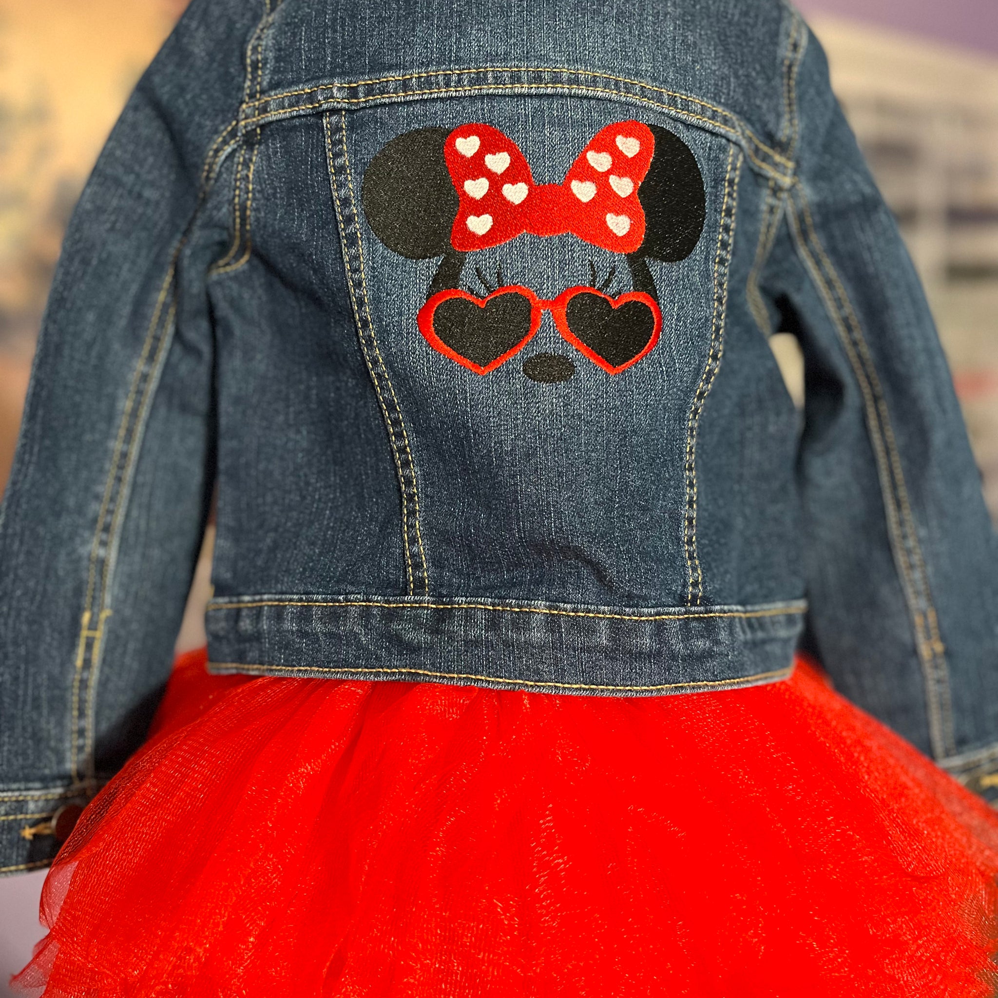 Child Embroidered Denim Jacket